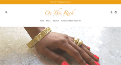 Desktop Screenshot of onthisrockjewelry.com